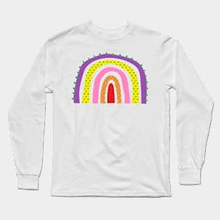 Smile on Your Rainbow - Lifes Inspirational Quotes Long Sleeve T-Shirt